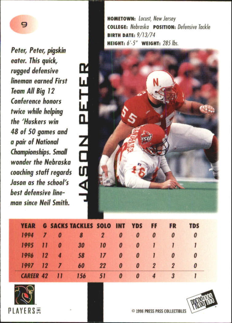 1998 Press Pass Football Cards - Picture 55 of 83