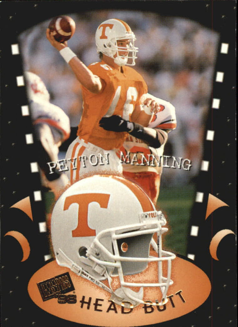 1998 Press Pass Head Butt #HB1 Peyton Manning