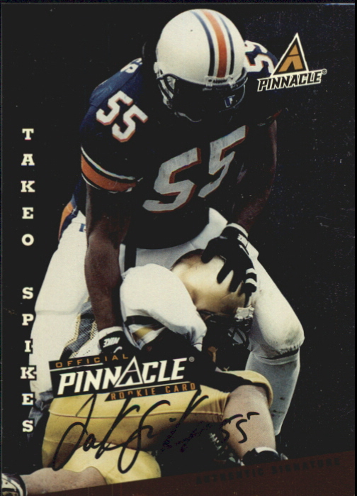 1998 Score Rookie Autographs #31 Takeo Spikes