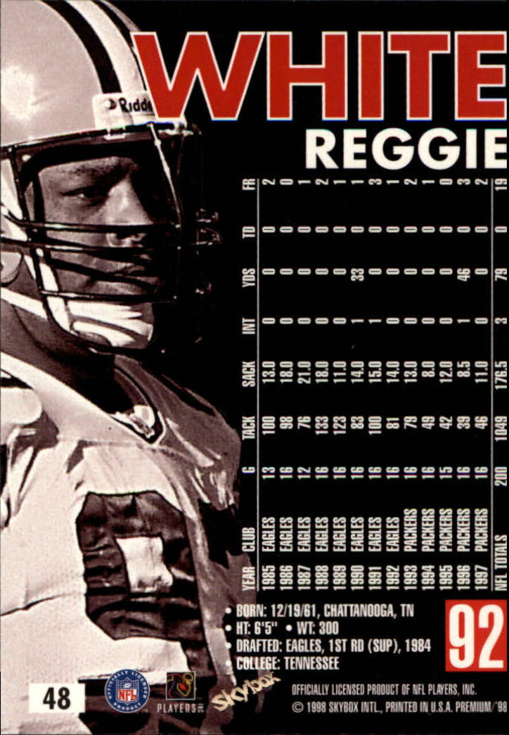 1998 SkyBox Premium #48 Reggie White