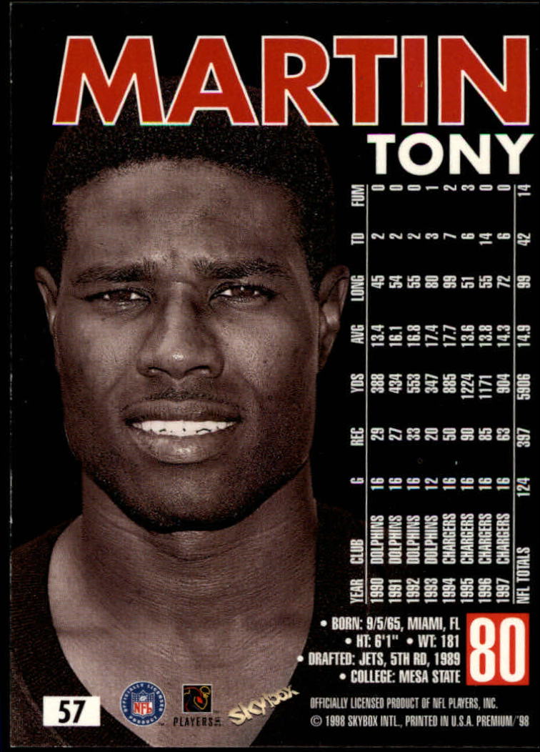 B6742- 1998 Skybox Premium FB Cards 1-250 +Inserts -You Pick- 15+ FREE US SHIP - Picture 111 of 433