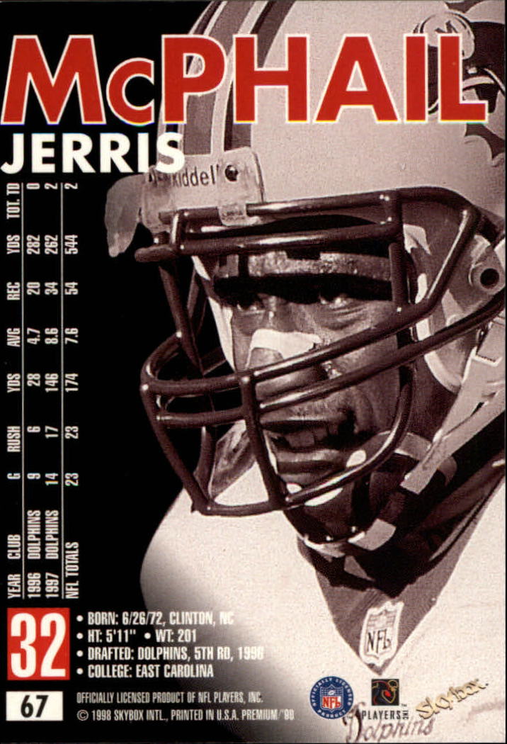B6742- 1998 Skybox Premium FB Cards 1-250 +Inserts -You Pick- 15+ FREE US SHIP - Picture 129 of 433
