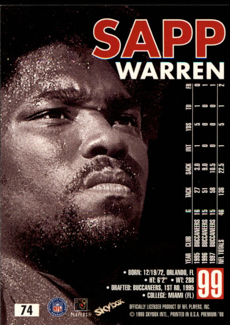 B6742- 1998 Skybox Premium FB Cards 1-250 +Inserts -You Pick- 15+ FREE US SHIP - Picture 143 of 433