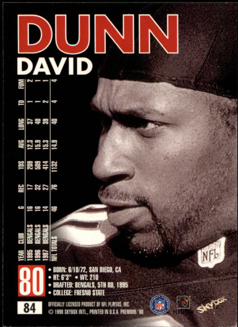 B6742- 1998 Skybox Premium FB Cards 1-250 +Inserts -You Pick- 15+ FREE US SHIP - Picture 163 of 433
