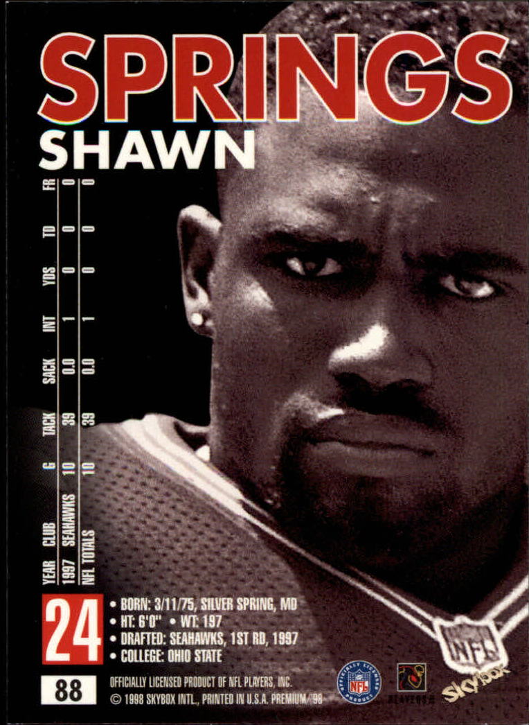 B6742- 1998 Skybox Premium FB Cards 1-250 +Inserts -You Pick- 15+ FREE US SHIP - Picture 171 of 433
