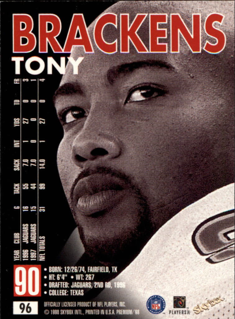 B6742- 1998 Skybox Premium FB Cards 1-250 +Inserts -You Pick- 15+ FREE US SHIP - Picture 185 of 433