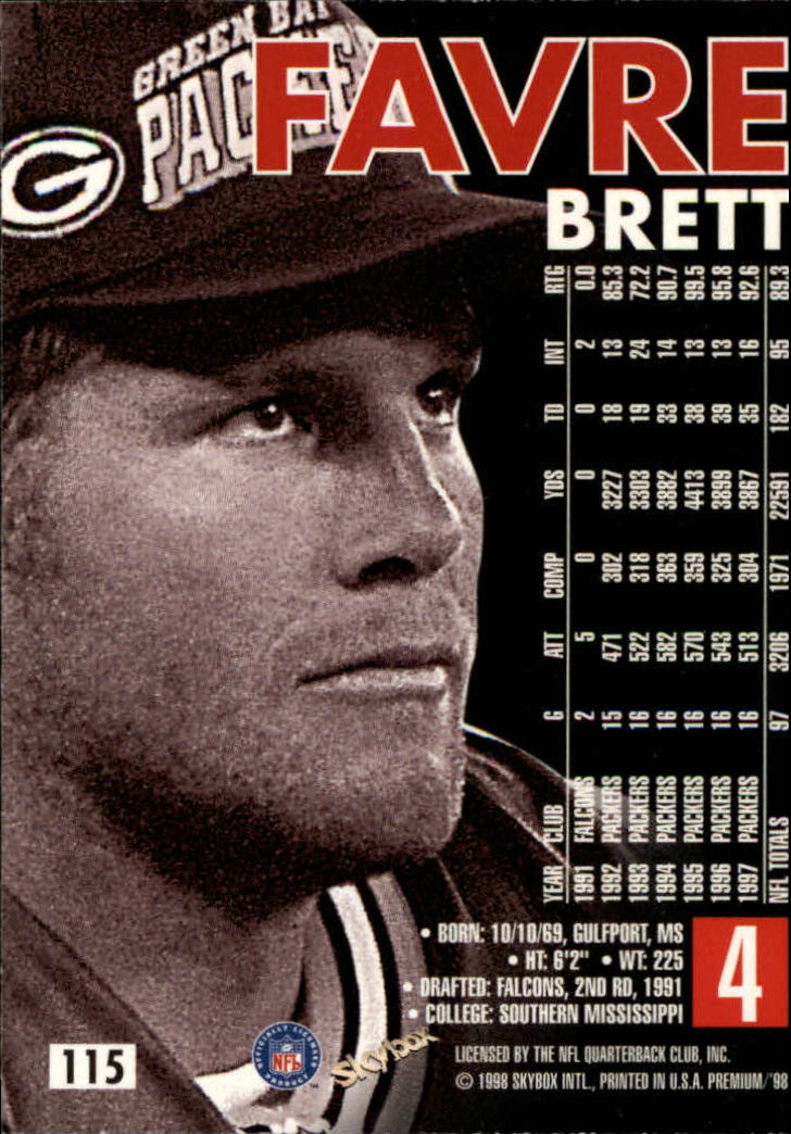 B6742- 1998 Skybox Premium FB Cards 1-250 +Inserts -You Pick- 15+ FREE US SHIP - Picture 221 of 433