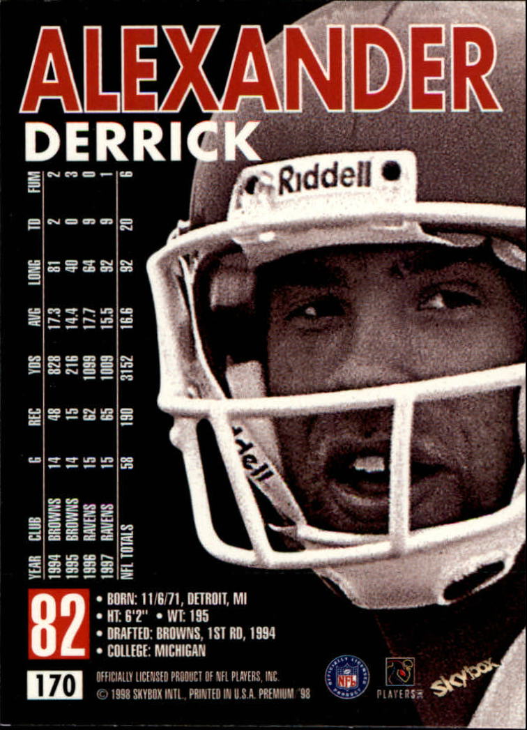 B6742- 1998 Skybox Premium FB Cards 1-250 +Inserts -You Pick- 15+ FREE US SHIP - Picture 329 of 433