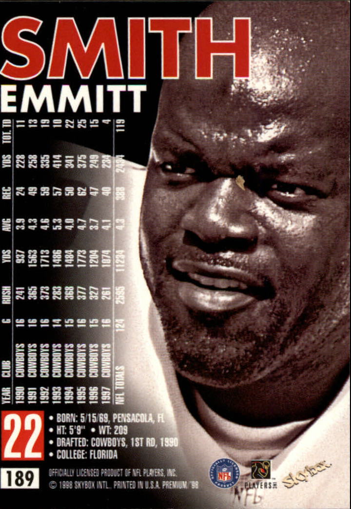 B6742- 1998 Skybox Premium FB Cards 1-250 +Inserts -You Pick- 15+ FREE US SHIP - Picture 367 of 433