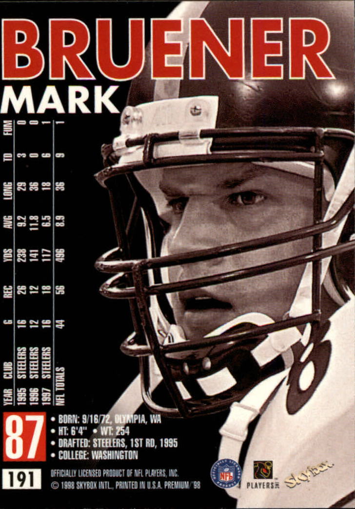B6742- 1998 Skybox Premium FB Cards 1-250 +Inserts -You Pick- 15+ FREE US SHIP - Picture 371 of 433
