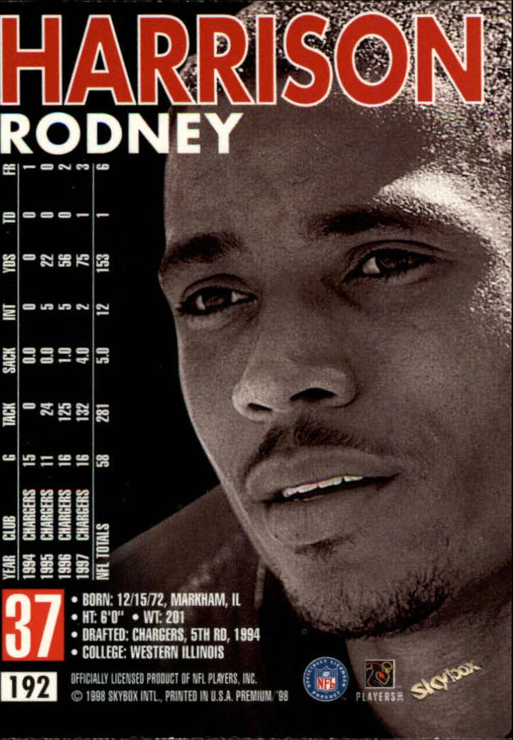 B6742- 1998 Skybox Premium FB Cards 1-250 +Inserts -You Pick- 15+ FREE US SHIP - Picture 373 of 433