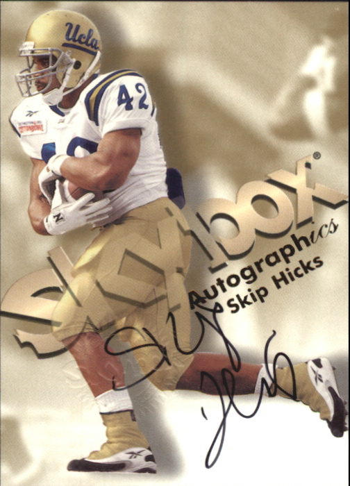 1998 SkyBox Premium Autographics #37 Skip Hicks S/ST