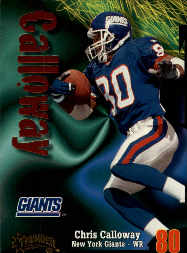 1995 SP Chris Calloway New York Giants #76