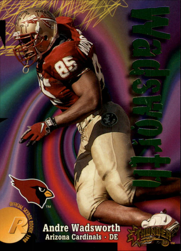 1998 SkyBox Thunder #249 Andre Wadsworth RC