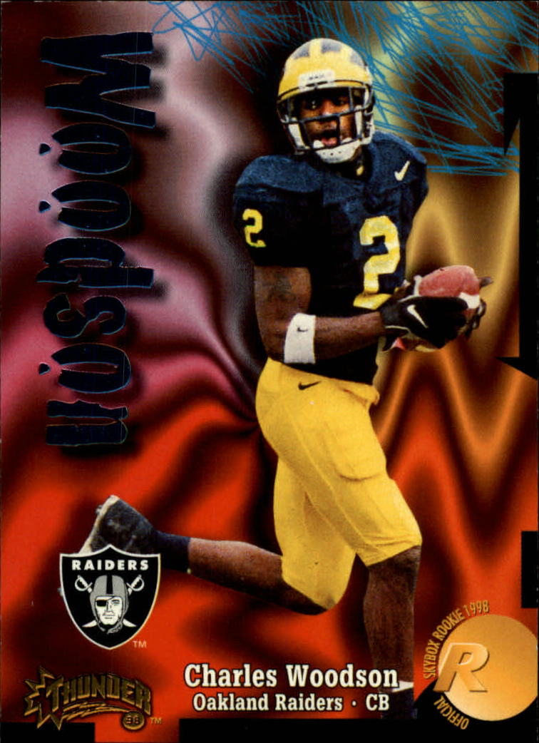 Charles Woodson Rookie Card 1998 Topps Finest