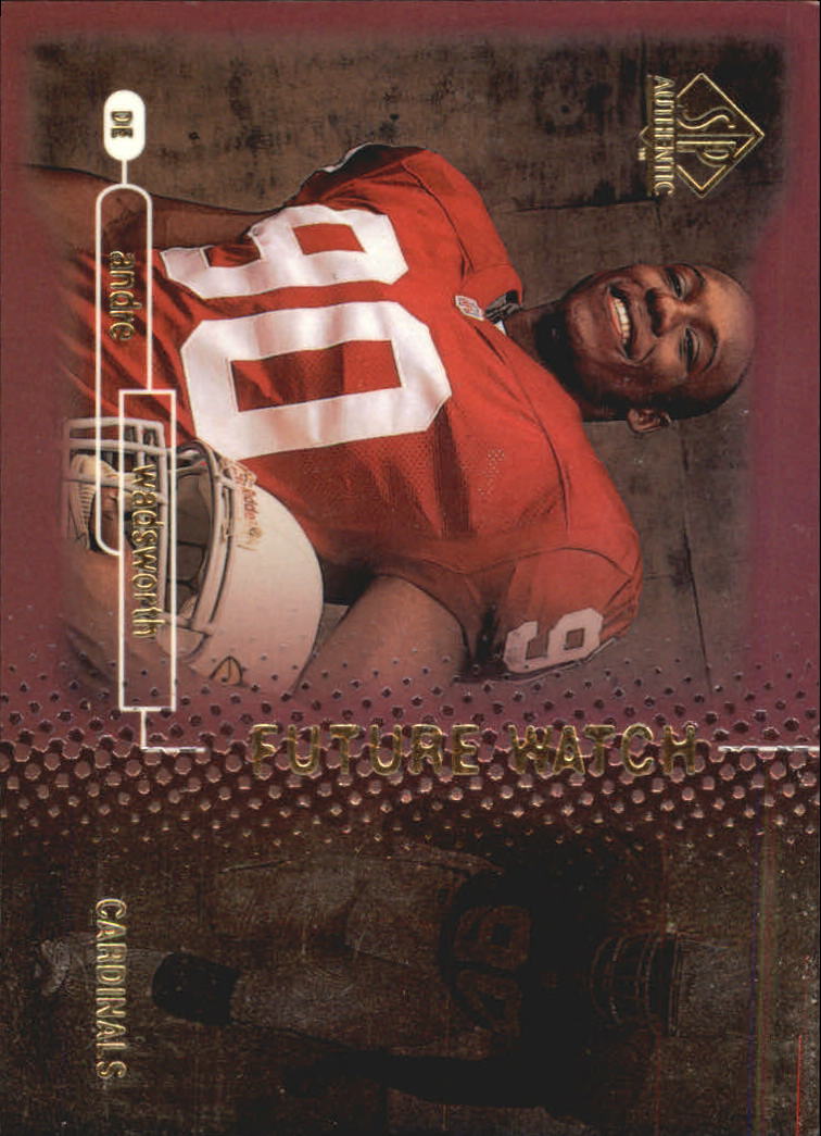 1998 SP Authentic #1 Andre Wadsworth RC