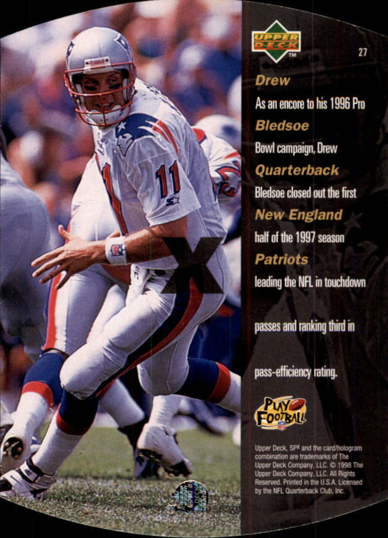 A8125- 1998 SPx Steel Football Parallel Cards 1-50 -You Pick- 15+ FREE US SHIP - Picture 23 of 53