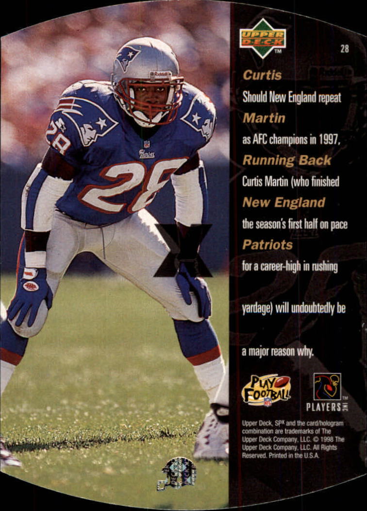 A8125- 1998 SPx Steel Football Parallel Cards 1-50 -You Pick- 15+ FREE US SHIP - Picture 25 of 53