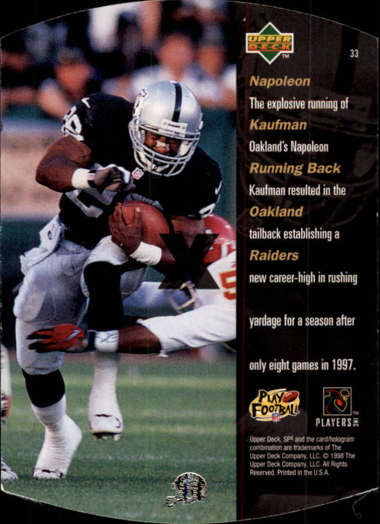 A8125- 1998 SPx Steel Football Parallel Cards 1-50 -You Pick- 15+ FREE US SHIP - Picture 31 of 53