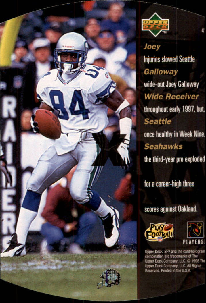 A8125- 1998 SPx Steel Football Parallel Cards 1-50 -You Pick- 15+ FREE US SHIP - Picture 39 of 53