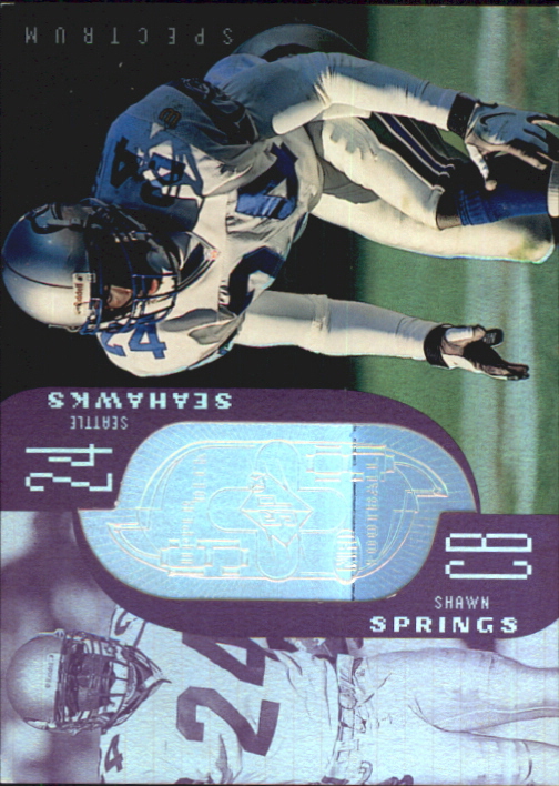 1998 SPx Finite Spectrum #271 Shawn Springs
