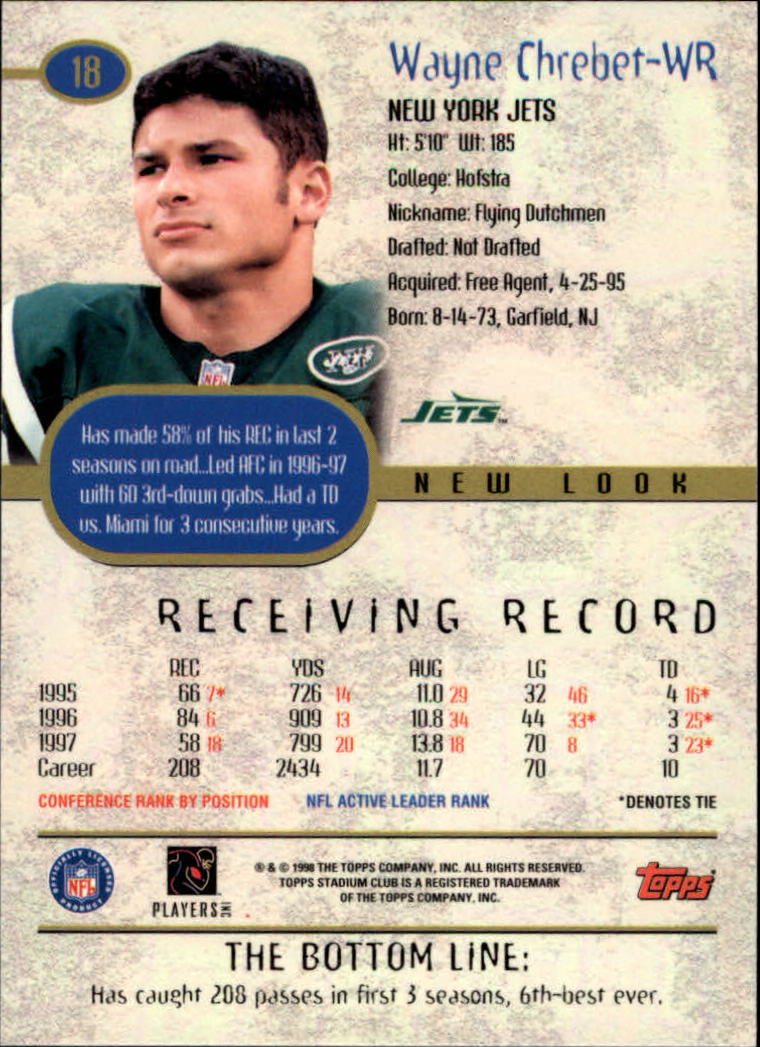 A8174- 1998 Stadium Club FB #s 1-195 +Inserts +CL -You Pick- 15+ FREE US SHIP - Picture 23 of 208