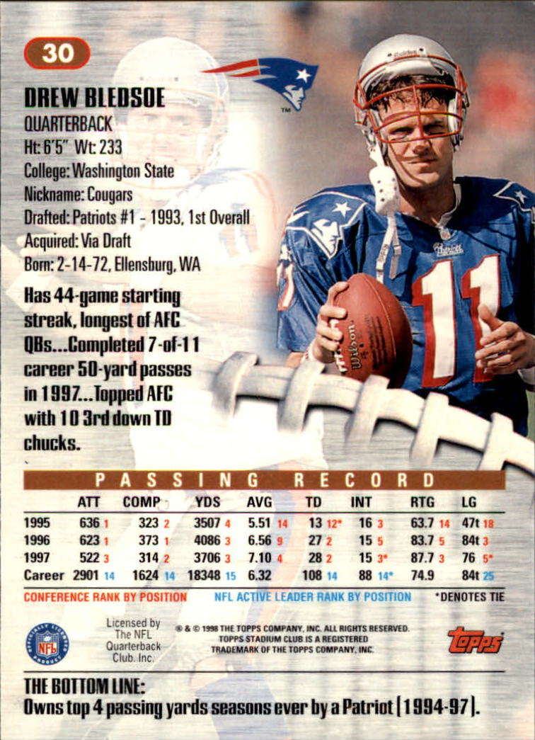 A8174- 1998 Stadium Club FB #s 1-195 +Inserts +CL -You Pick- 15+ FREE US SHIP - Picture 37 of 208