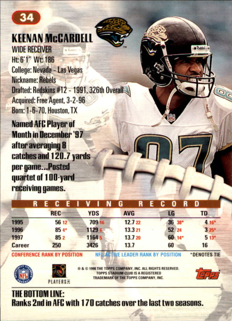 A8174- 1998 Stadium Club FB #s 1-195 +Inserts +CL -You Pick- 15+ FREE US SHIP - Picture 43 of 208