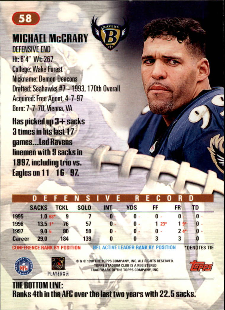 A8174- 1998 Stadium Club FB #s 1-195 +Inserts +CL -You Pick- 15+ FREE US SHIP - Picture 71 of 208