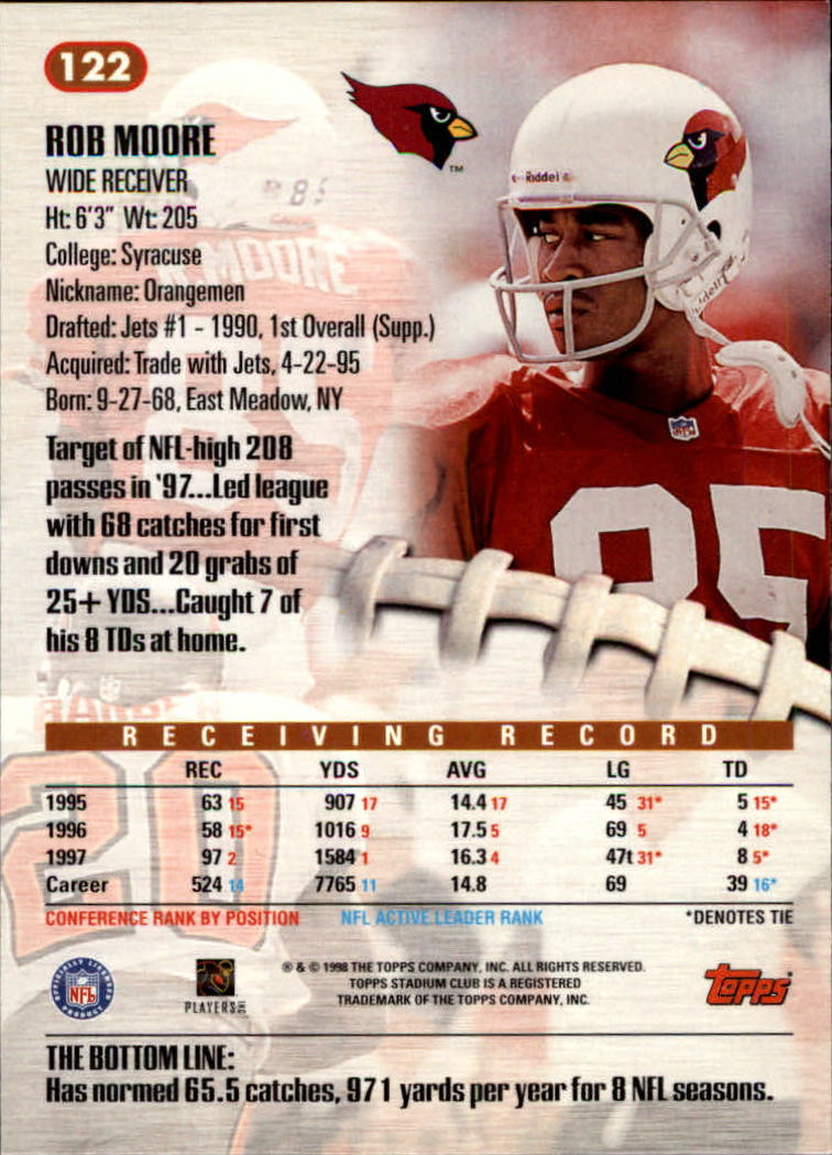 A8174- 1998 Stadium Club FB #s 1-195 +Inserts +CL -You Pick- 15+ FREE US SHIP - Picture 141 of 208