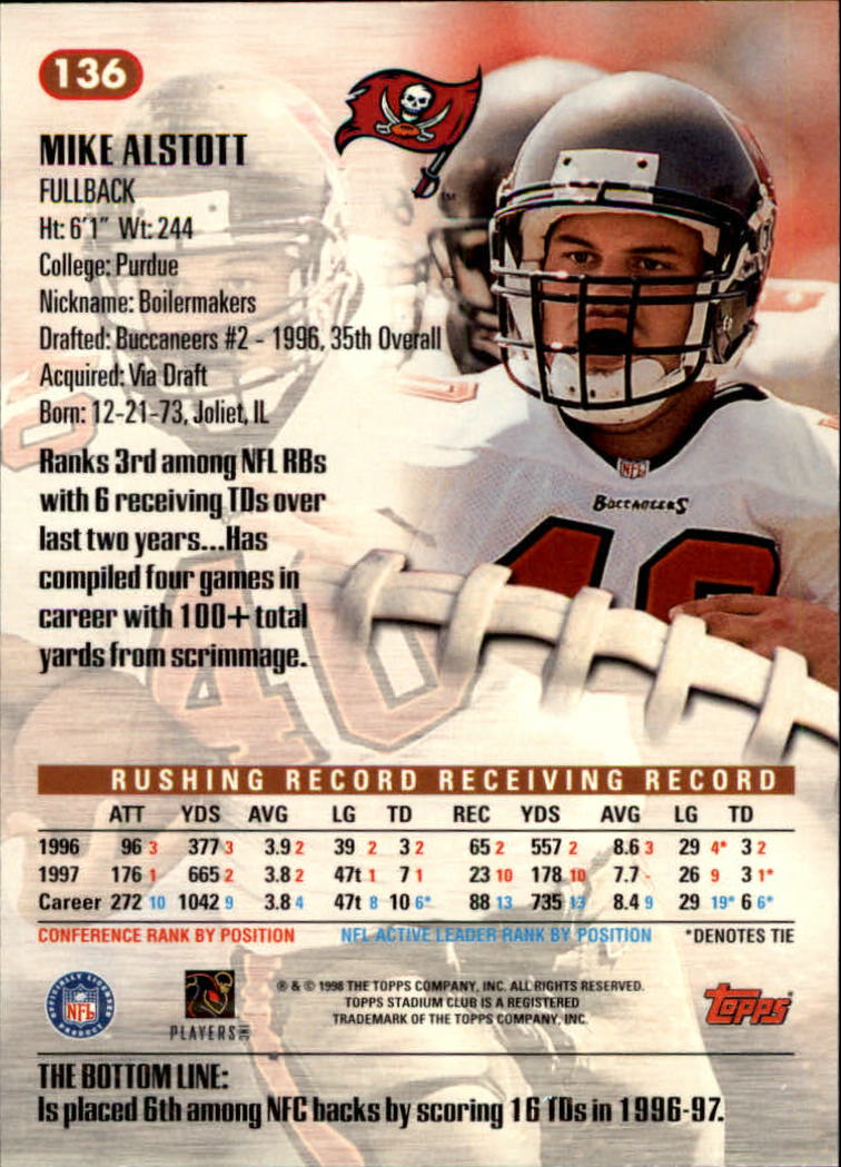 A8174- 1998 Stadium Club FB #s 1-195 +Inserts +CL -You Pick- 15+ FREE US SHIP - Picture 153 of 208