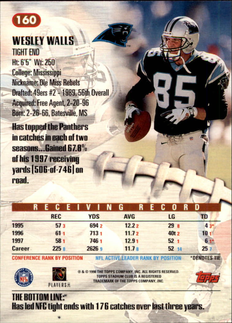 A8174- 1998 Stadium Club FB #s 1-195 +Inserts +CL -You Pick- 15+ FREE US SHIP - Picture 169 of 208