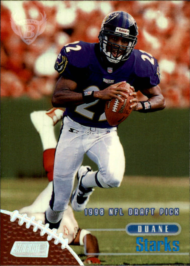 Duane Starks autographed Football Card (Baltimore Ravens)