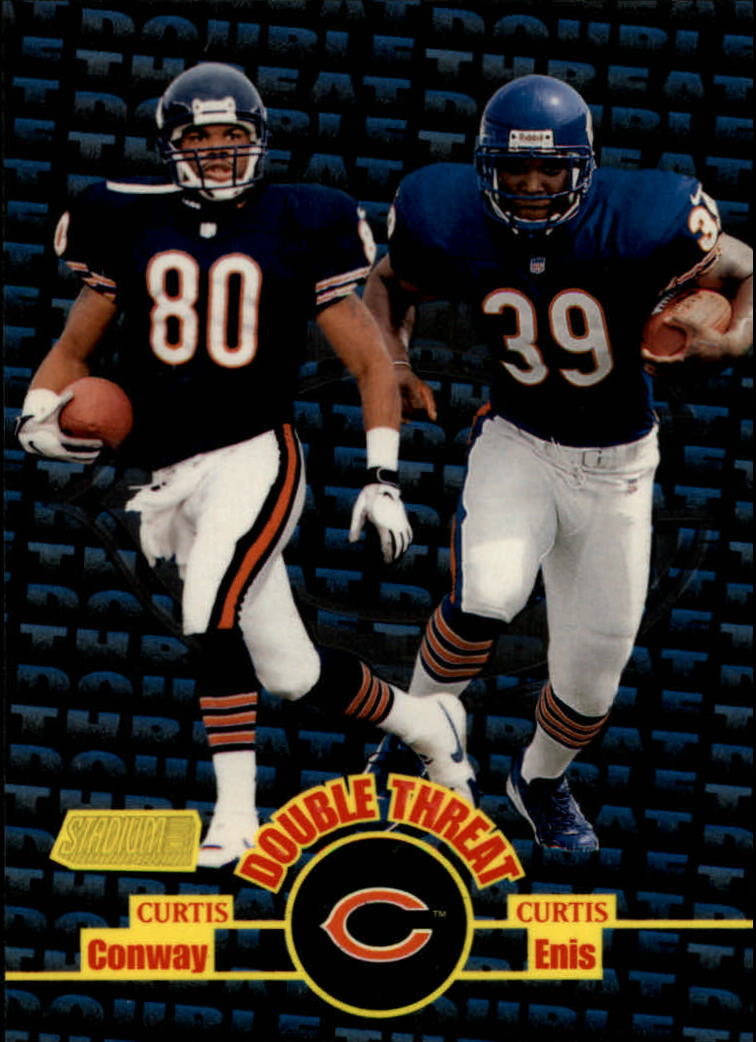 Erik Kramer autographed football card (Chicago Bears) 1998 Topps Stadium  Club #144