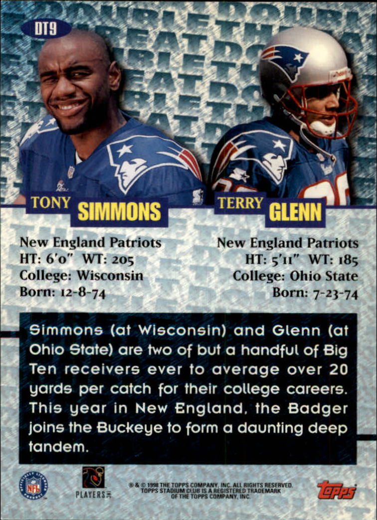 A8174- 1998 Stadium Club FB #s 1-195 +Inserts +CL -You Pick- 15+ FREE US SHIP - Picture 199 of 208