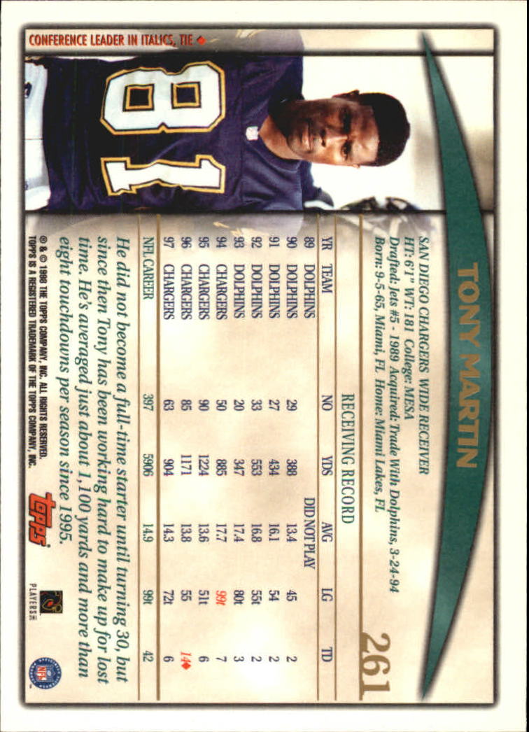 A0820- 1998 Topps Football Cards 251-360 +Rookies -You Pick- 15+ FREE US SHIP - Picture 23 of 189