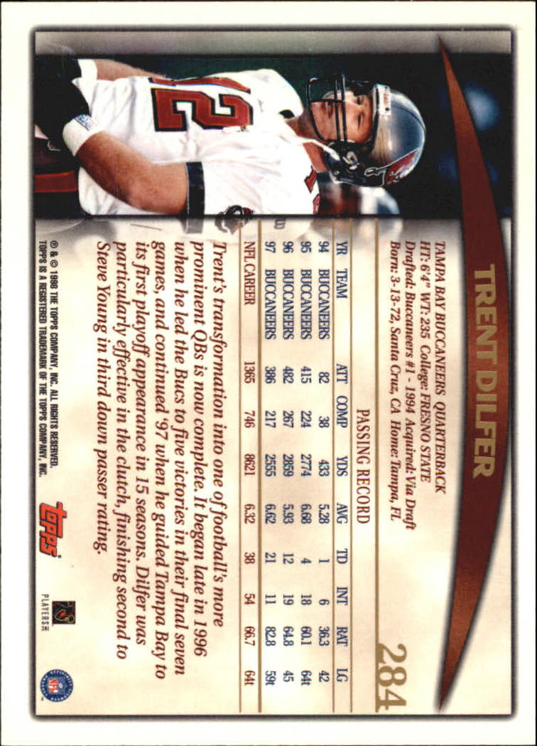 A0820- 1998 Topps Football Cards 251-360 +Rookies -You Pick- 15+ FREE US SHIP - Picture 65 of 189
