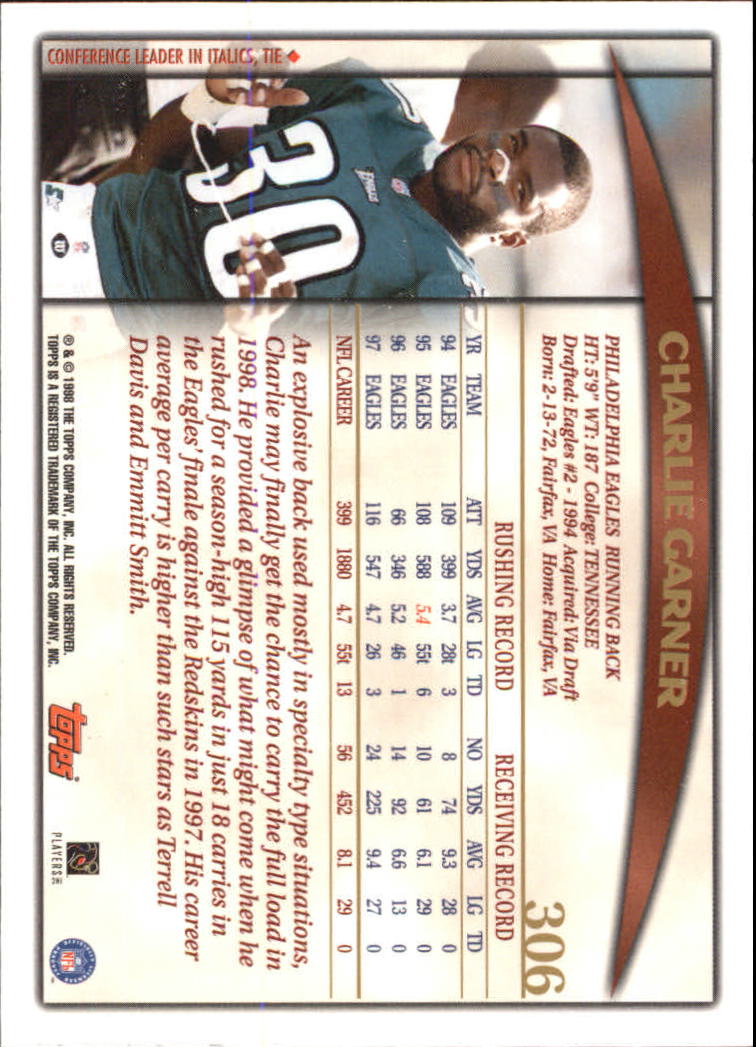 A0820- 1998 Topps Football Cards 251-360 +Rookies -You Pick- 15+ FREE US SHIP - Picture 107 of 189