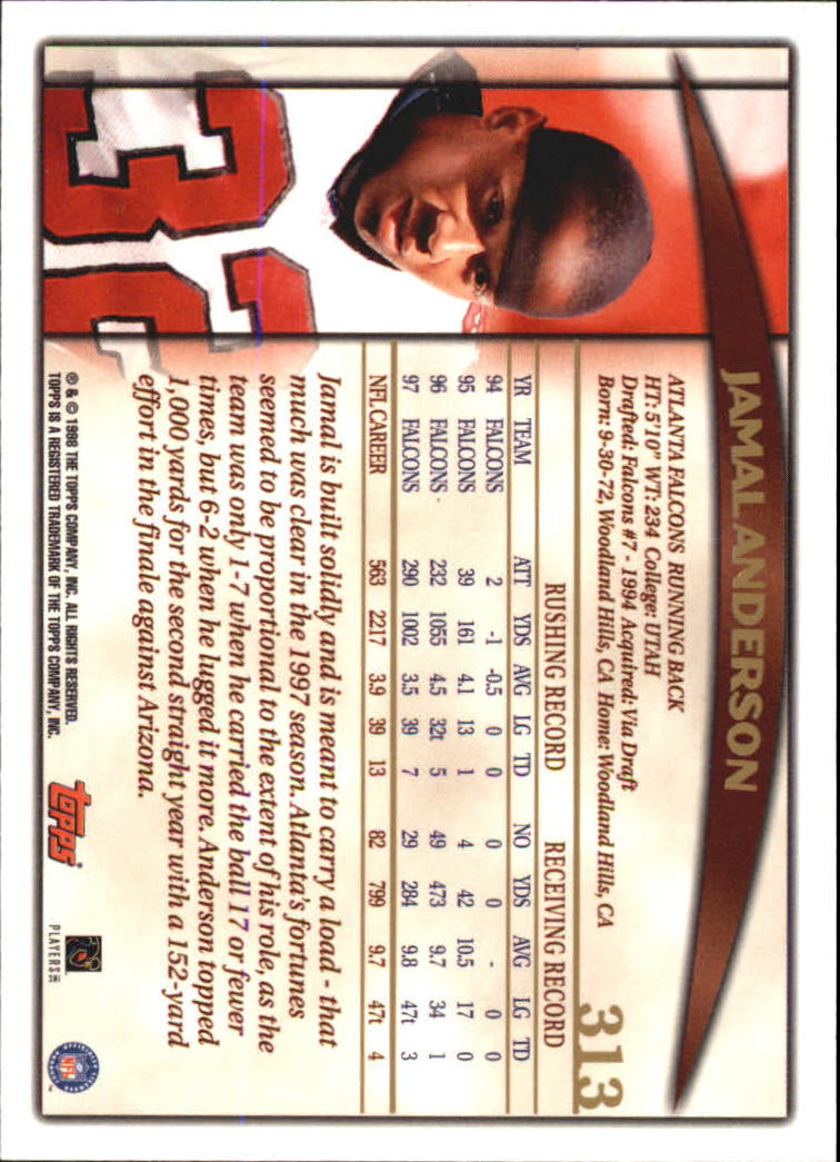 A0820- 1998 Topps Football Cards 251-360 +Rookies -You Pick- 15+ FREE US SHIP - Picture 121 of 189