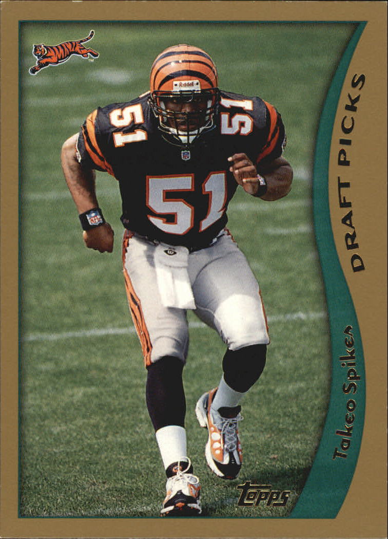 1998 Topps #351 Takeo Spikes RC