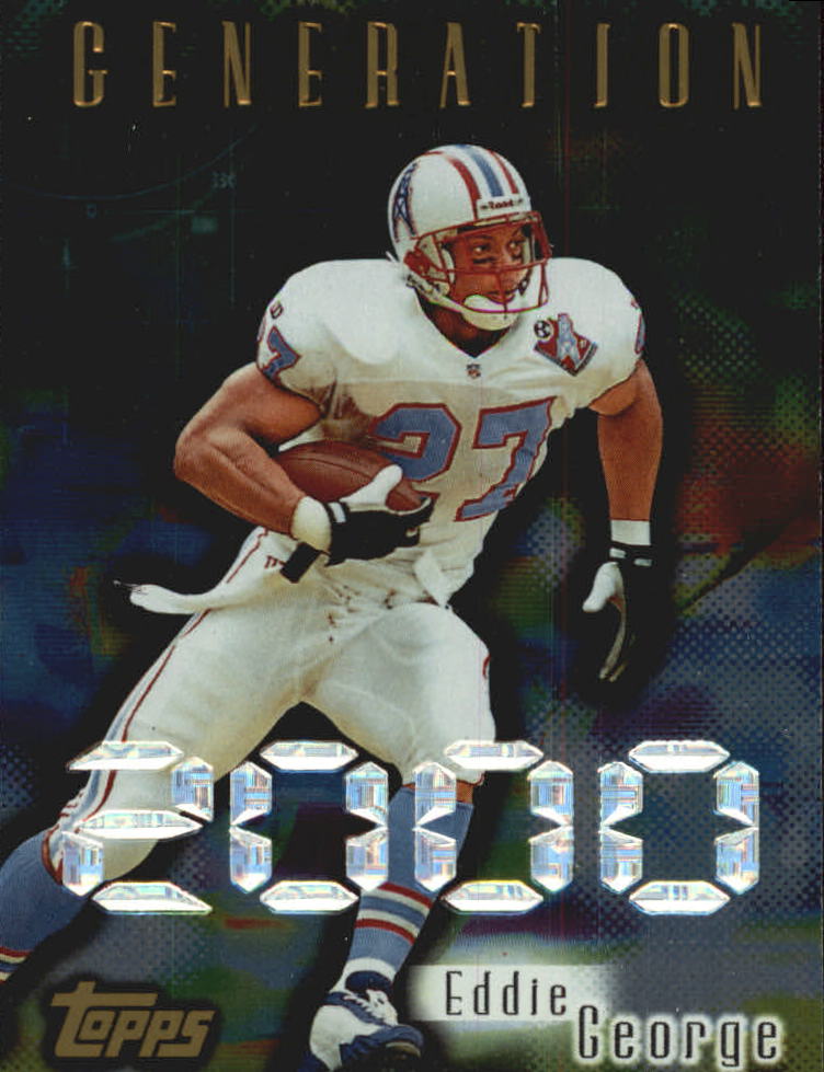 1998 TOPPS CHRIS SANDERS #128 TENNESSEE OILERS