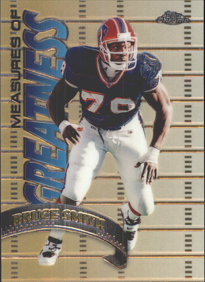 1998 Topps Chrome Measures of Greatness #MG6 Bruce Smith