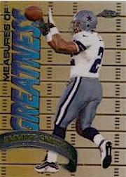 1998 Topps Chrome Measures of Greatness #MG12 Emmitt Smith
