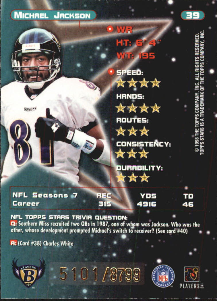 B0108- 1998 Topps Stars FB Card #s 1-150 +Rookies -You Pick- 15+ FREE US SHIP - Picture 59 of 228