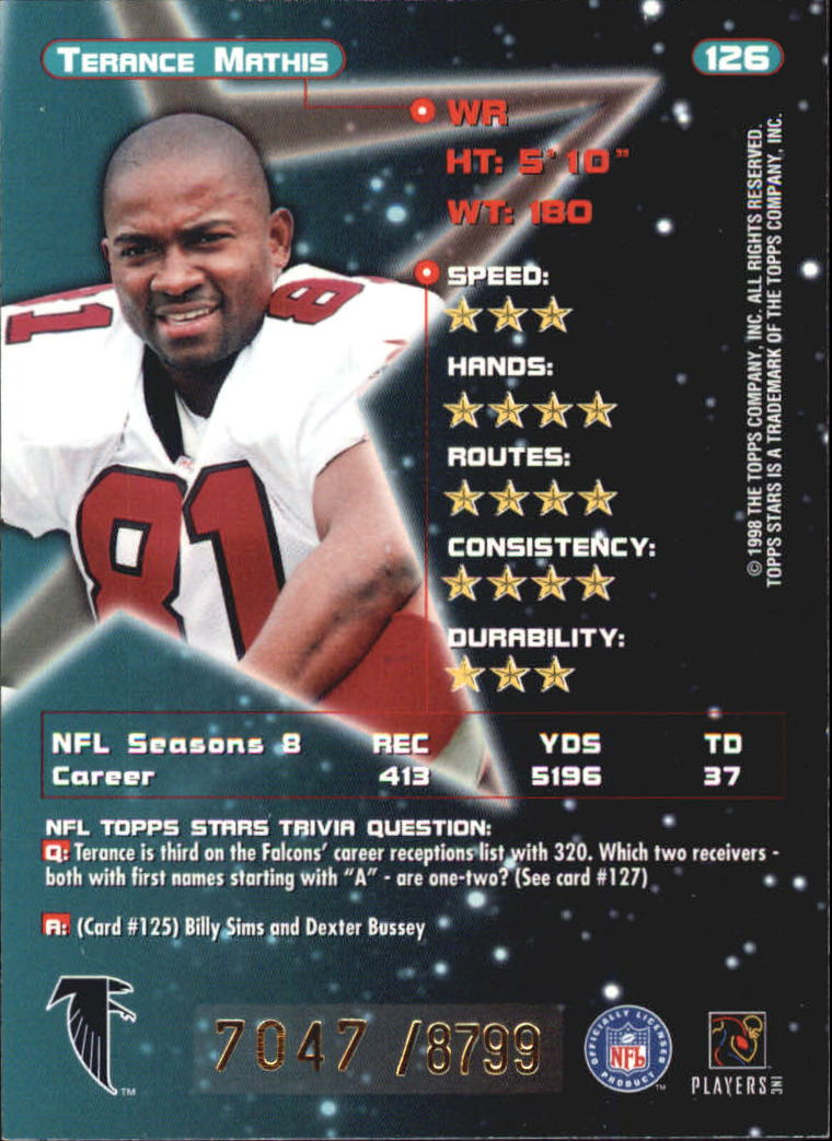 B0108- 1998 Topps Stars FB Card #s 1-150 +Rookies -You Pick- 15+ FREE US SHIP - Picture 198 of 228