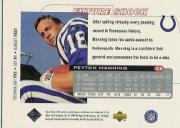 1998 UD3 #91 Peyton Manning FF back image