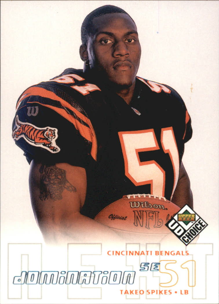 1998 UD Choice Domination Next SE #266 Takeo Spikes DN - (#/2,000