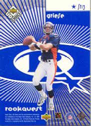 1998 UD Choice Starquest/Rookquest Blue #SR13 D.Marino/B.Griese back image
