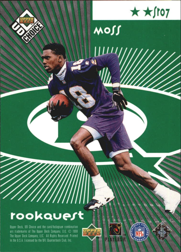 1998 UD Choice Starquest/Rookquest Green #SR7 J.Rice/R.Moss