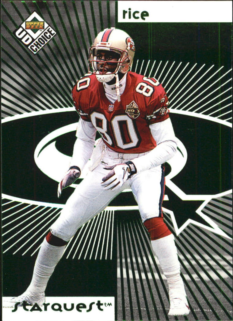 1998 UD Choice Starquest/Rookquest Green #SR7 J.Rice/R.Moss